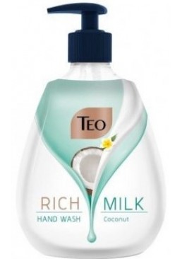 Мыло жидкое TEO Rich Milk Coconut, 400 мл